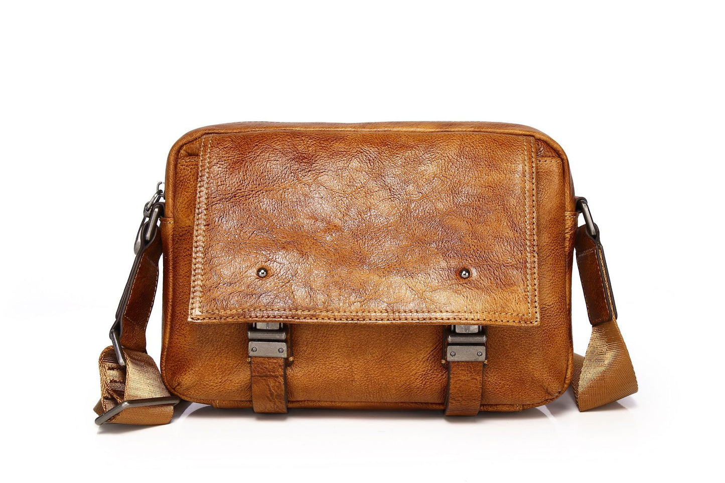 Li Ji | Original handmade genuine leather | Practical and practical, simple large shoulder bag No. 1908 