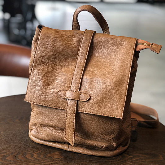 Li Ji | Original handmade genuine leather | Ganpi Wenyun handmade りバッグ backpack No. 1919 