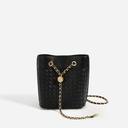 Li Ji | Original handmade leather | Cow leather braided chain Mini bag No. 7608 