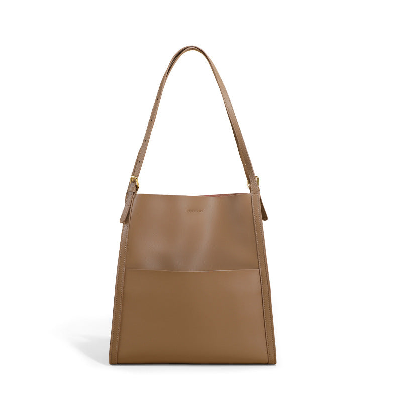 Li Ji | Original leather handmade | Simple tote bag No. 2104 