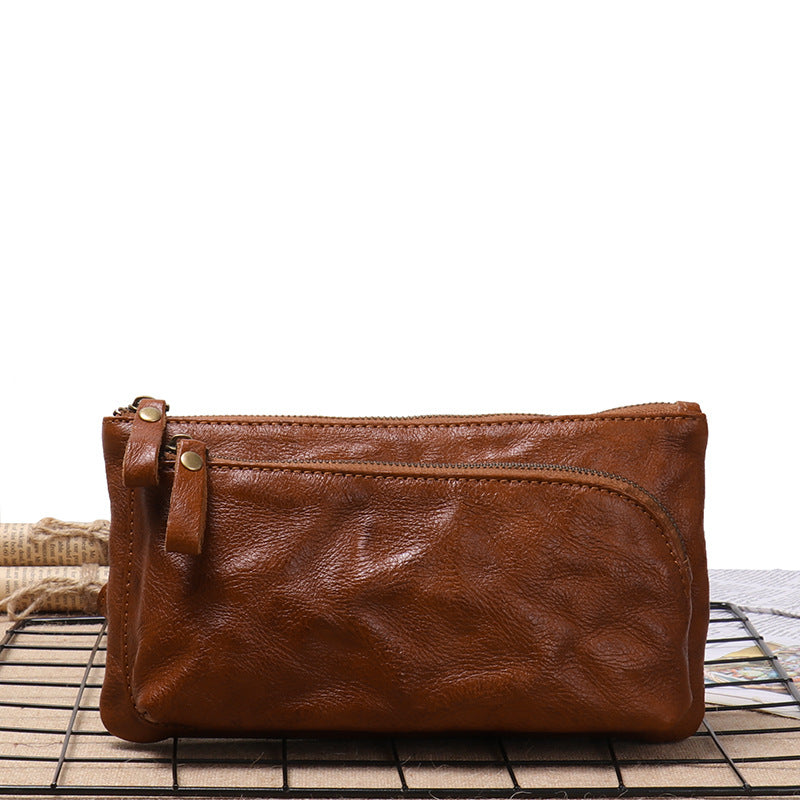 Li Ji | Original genuine leather handmade | Japanese pure functional crossbody bag No. 0285 