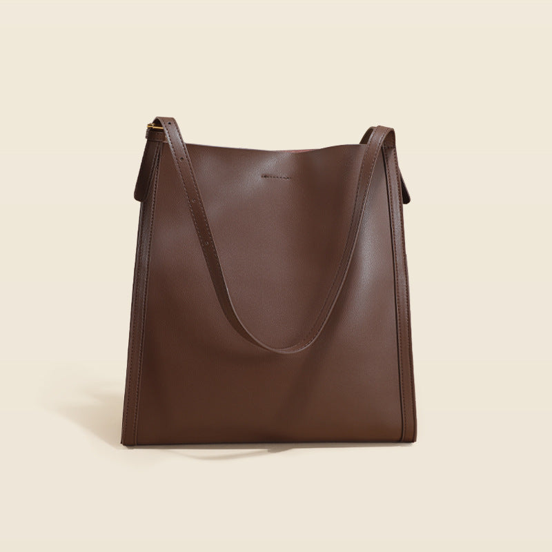 Li Ji | Original leather handmade | Simple tote bag No. 2104 