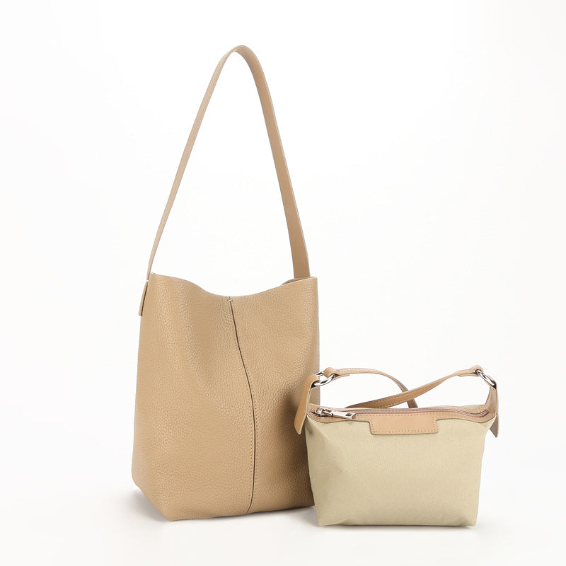 Li Ji | Original handmade leather | Durable and simple design Tote bag No. 2027 