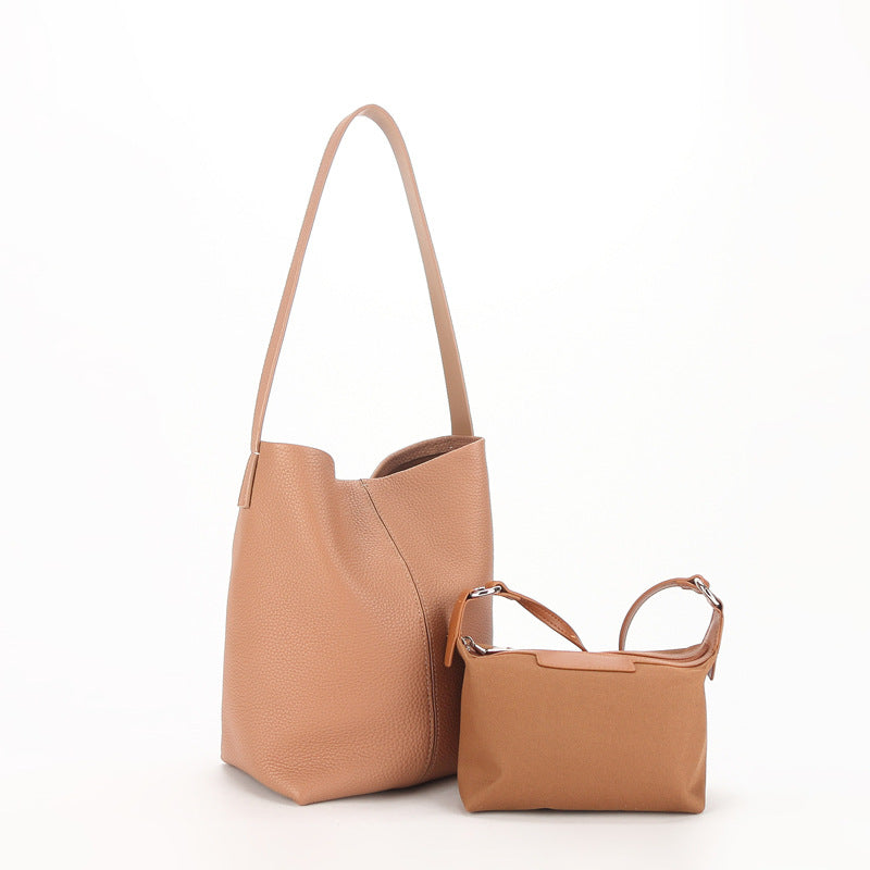 Li Ji | Original handmade leather | Durable and simple design Tote bag No. 2027 