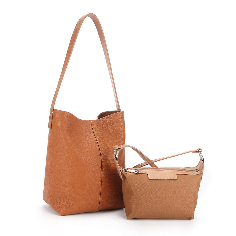 Li Ji | Original handmade leather | Durable and simple design Tote bag No. 2027 