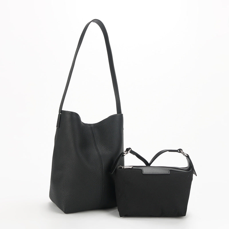 Li Ji | Original handmade leather | Durable and simple design Tote bag No. 2027 