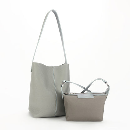 Li Ji | Original handmade leather | Durable and simple design Tote bag No. 2027 