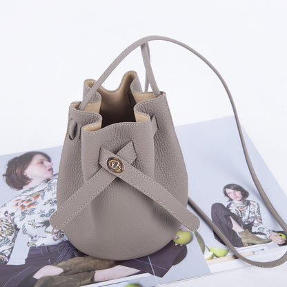 Li Ji | Original handmade genuine leather | Used genuine leather and bucket bag No. 21229 for a small number of people 