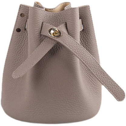 Li Ji | Original handmade genuine leather | Used genuine leather and bucket bag No. 21229 for a small number of people 