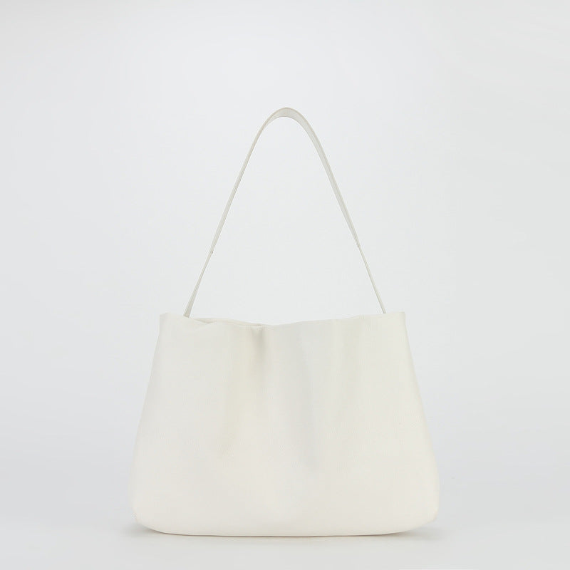 Li Ji | Original handmade genuine leather | Beautiful な気 Quality を pleated armpit bag No. 2206 