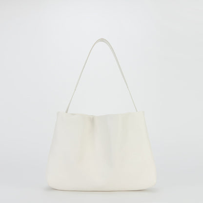 Li Ji | Original handmade genuine leather | Beautiful な気 Quality を pleated armpit bag No. 2206 