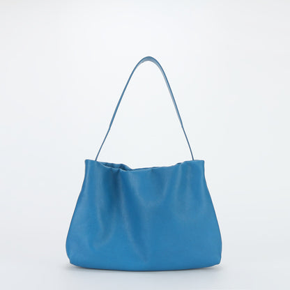 Li Ji | Original handmade genuine leather | Beautiful な気 Quality を pleated armpit bag No. 2206 