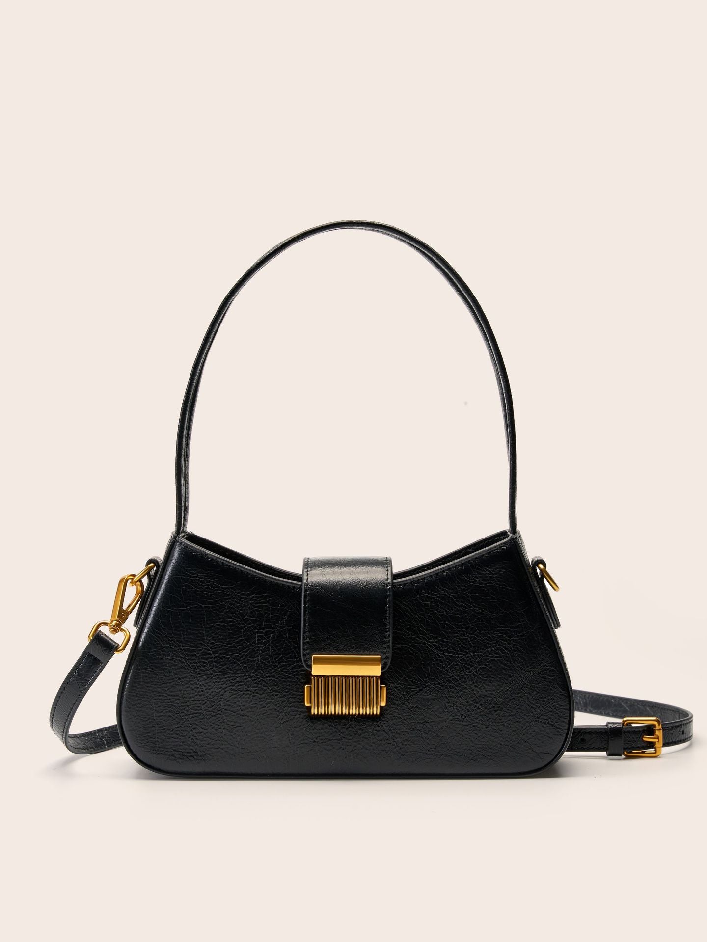 Li Ji | Original handmade leather | Western-style high-end simple armpit bag No. 2291