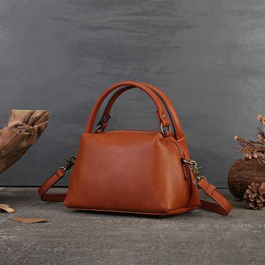 Li Ji | Original handmade leather | High-end Wen Yun retro handbag No. 23006 