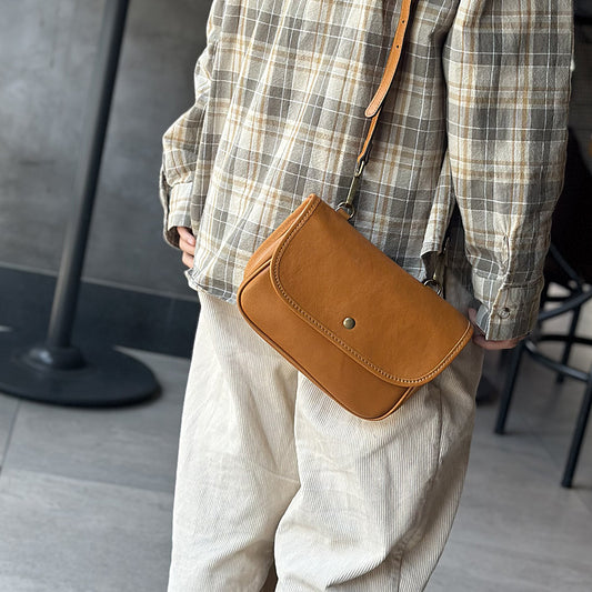 Li Ji | Original handmade genuine leather | Japanese ニポポカジ文踸ン shoulder bag No. 23009 