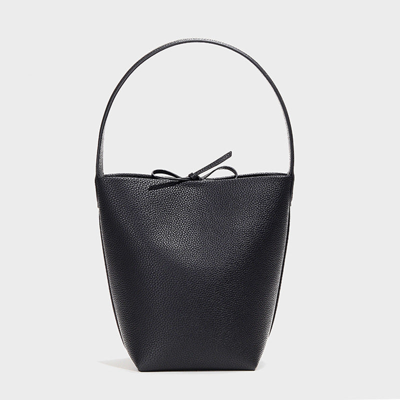 Li Ji | Original handmade genuine leather | Light luxury and high-end genuine leather bucket bag No. 2312 