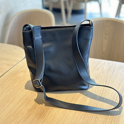 Li Ji | Original handmade leather | Japanese casual soft leather shoulder bag No. 24011 