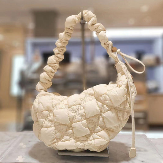 Li Ji | Original handmade genuine leather | Wrinkled cloud bag No. 24015 