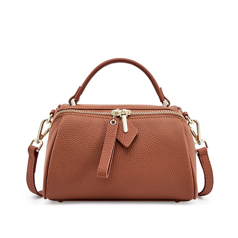 Li Ji | Original handmade leather | Convenient and practical, simple style Boston bag No. 2609 