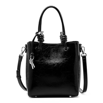 Li Ji | Original handmade genuine leather | Exploded oil wax leather handbag No. 2758 