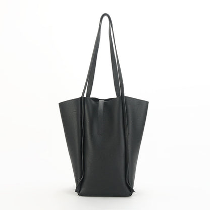 Li Ji | Original handmade genuine leather | Simple and concave shape, unpretentious and unpretentious tote bag No. 2790 