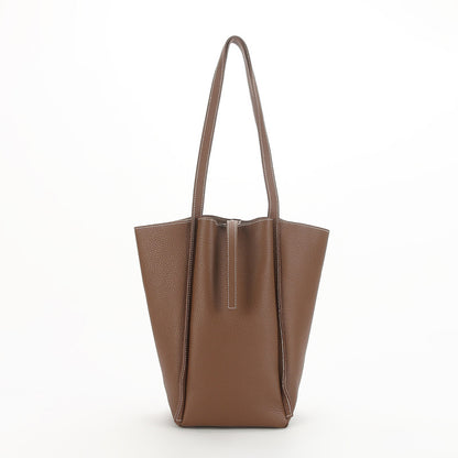 Li Ji | Original handmade genuine leather | Simple and concave shape, unpretentious and unpretentious tote bag No. 2790 