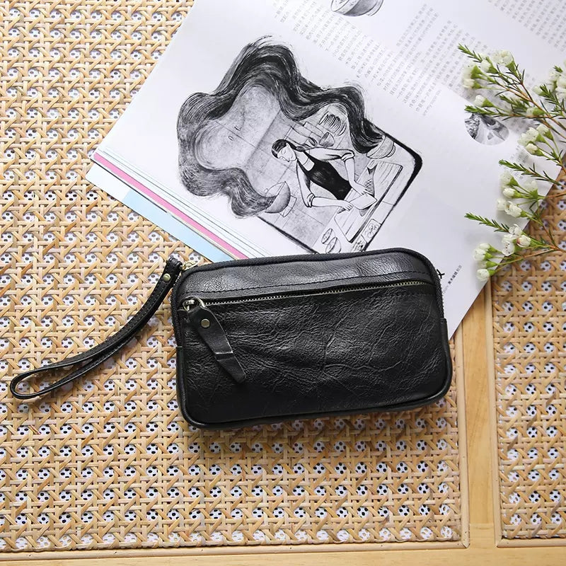 Li Ji | Original handmade genuine leather | Hand key bag made of 1-layer cowhide No. 600503 