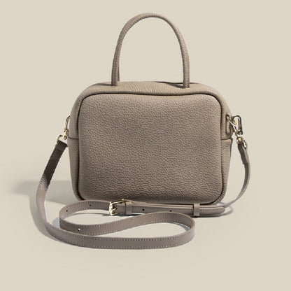 Li Ji | Original handmade genuine leather | Boston bag made of first-layer cowhide leather No. 60055