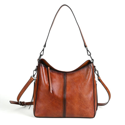 Li Ji | Original handmade leather | European and American vintage craftsmanship soft leather handbag No. 601 