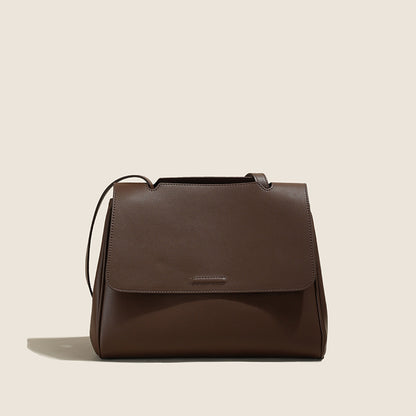 Li Ji | Original handmade leather | Two-layer cowhide fashionable and gentle style crossbody bag No. 6052A 