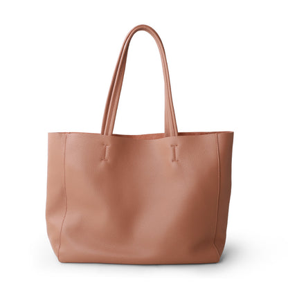 Li Ji | Original handmade leather | First-layer cowhide simple tote bag No. 6513C 