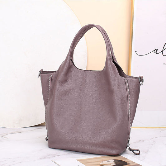 Li Ji | Original handmade leather | European and American retro ~ simple and practical handbag No. 69320 