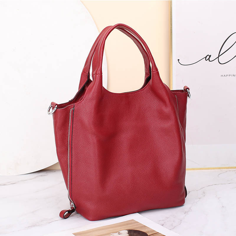 Li Ji | Original handmade leather | European and American retro ~ simple and practical handbag No. 69320 