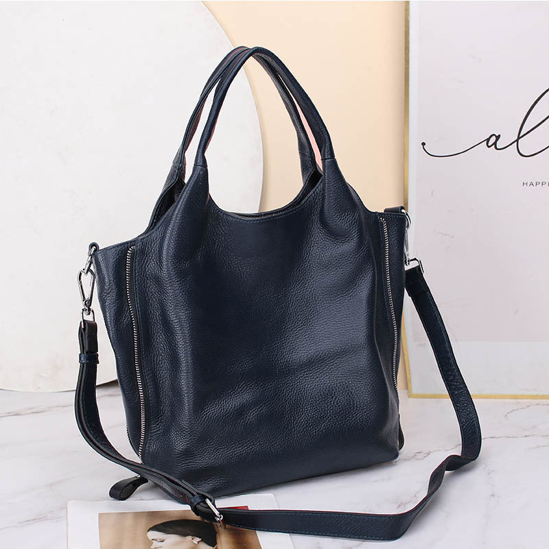 Li Ji | Original handmade leather | European and American retro ~ simple and practical handbag No. 69320 