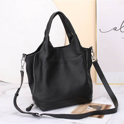 Li Ji | Original handmade leather | European and American retro ~ simple and practical handbag No. 69320 