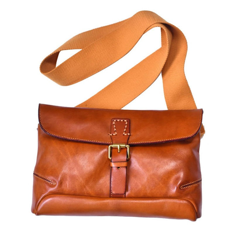 Li Ji | Original handmade genuine leather | American handmade distressed street envelope bag No. 757 