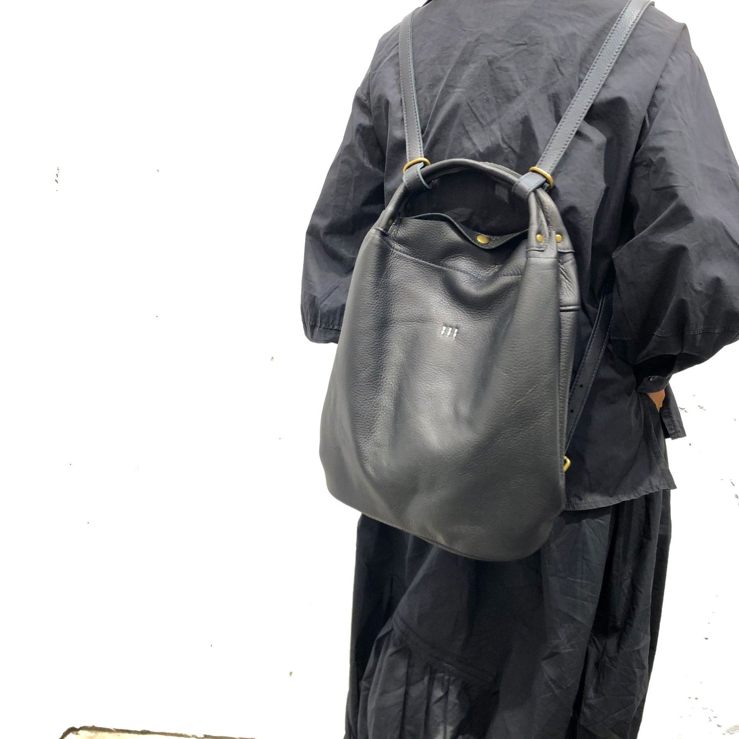 Li Ji | Original handmade genuine leather | Handmade Japanese backpack for men and women No. 76046 