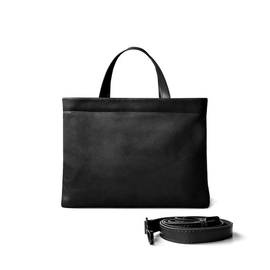 Li Ji | Original handmade leather | The first choice for business commuting, portable briefcase No. 7715 