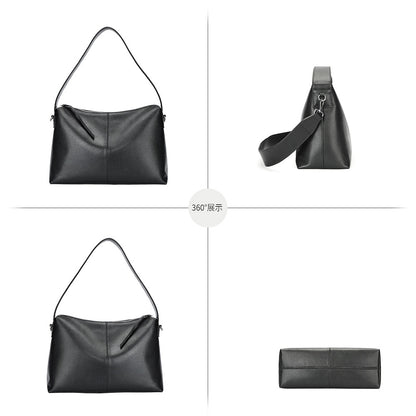 Li Ji | Original handmade genuine leather | New popular soft cowhide simple style tote bag No. 7730