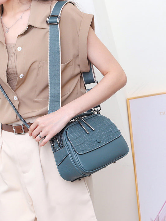 Li Ji | Original handmade genuine leather | Convenient shell bag with texture and practicality No. 8008 