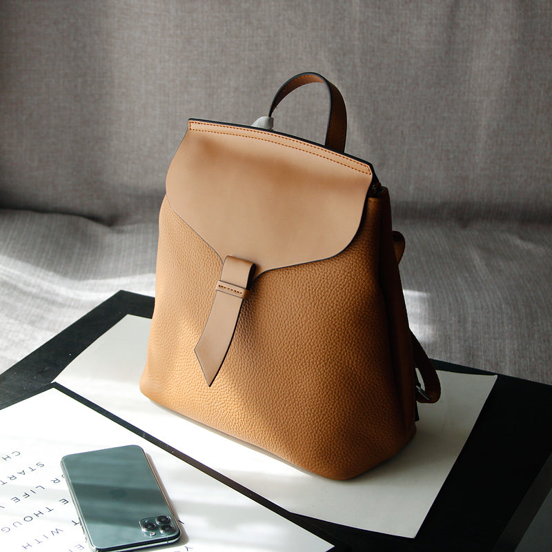 Li Ji | Original handmade genuine leather | Love and good quality backpack No. 8172 