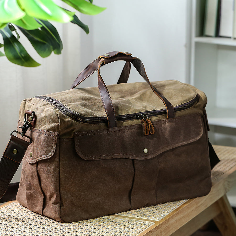 Li Ji | Original handmade leather | Short trip/business trip/fitness/leisure travel bag No. 8223 