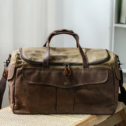 Li Ji | Original handmade leather | Short trip/business trip/fitness/leisure travel bag No. 8223 