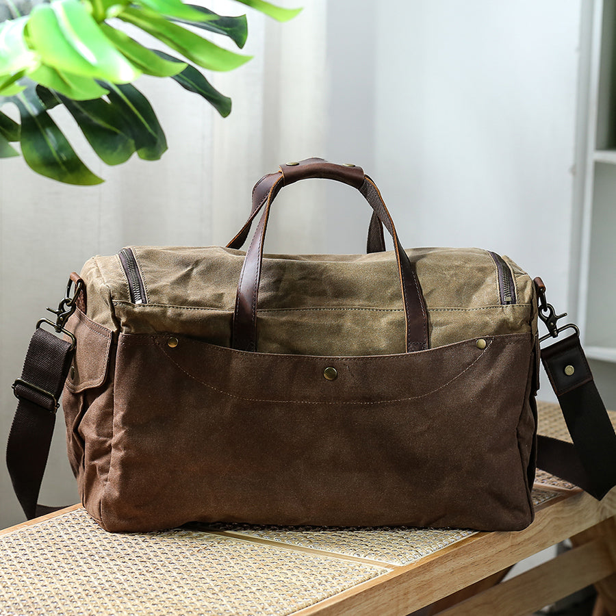 Li Ji | Original handmade leather | Short trip/business trip/fitness/leisure travel bag No. 8223 