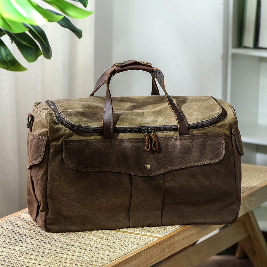 Li Ji | Original handmade leather | Short trip/business trip/fitness/leisure travel bag No. 8223 