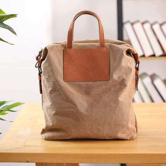 Li Ji | Original handmade leather | Personalized retro and simple backpack No. 88135 