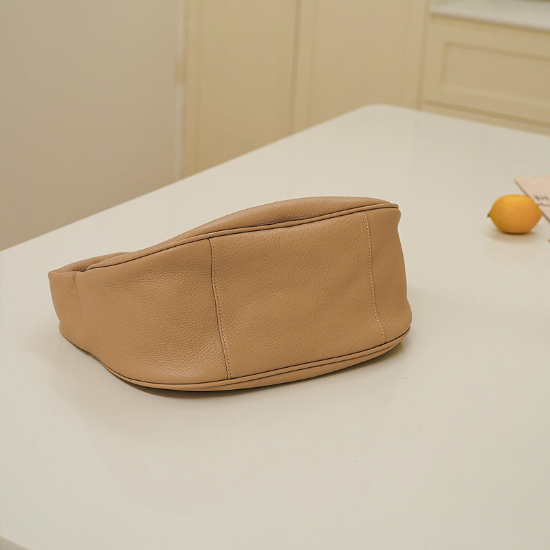 Li Ji | Original handmade genuine leather | Simple おしゃれ portable dumpling bag No. 9-303 