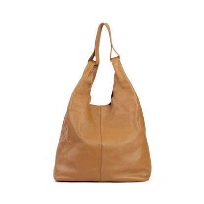 Li Ji | Original handmade leather | Vegetable-tanned leather armpit bag No. 9001 that goes well with clothes 