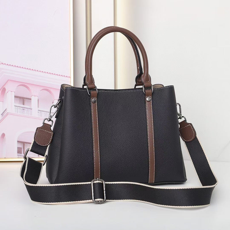 Li Ji | Original handmade genuine leather | Simple casual handbag No. 9010