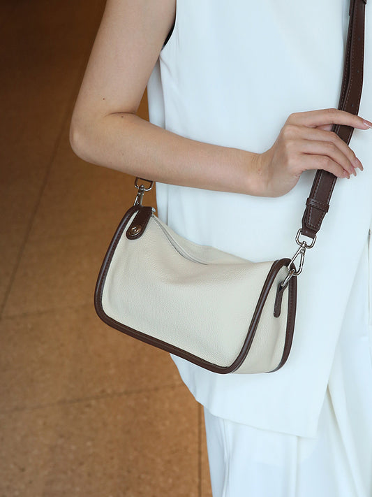 Li Ji | Original handmade genuine leather | Workplace's "New しいLove" slanted small bag No. 902 